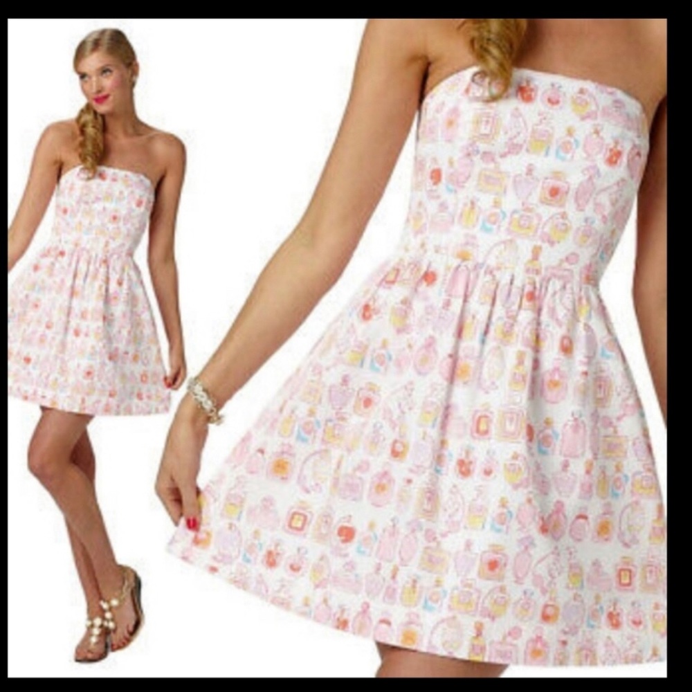 NWT Lilly Pulitzer Lottie Resort White Spritz Dress